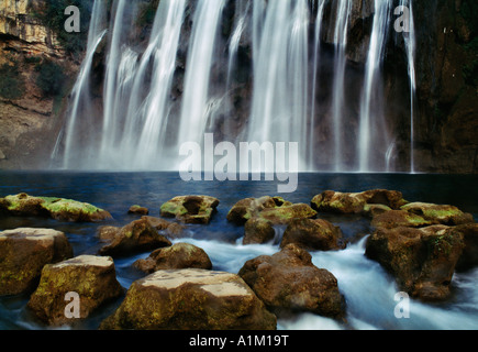 China Guizhou Province Anshun Huang Guo Shu Waterfall China's biggest Stock Photo