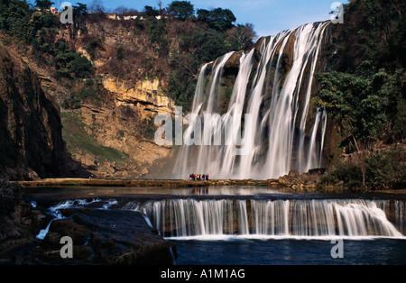 China Guizhou Province Anhun Huang Guo Shu Waterfall China's biggest Stock Photo