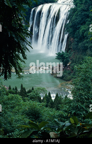 China Guizhou Province Anhun Huang Guo Shu Waterfall China's biggest Stock Photo