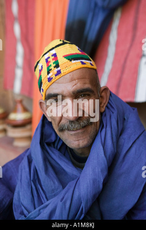Moroccan Man, Ouarzazate, Sahara, Morocco Stock Photo