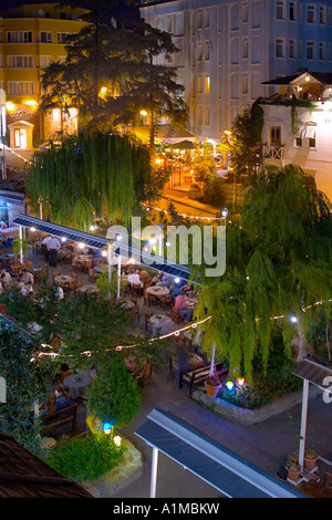 Arasta Bazaar from the Blue Mosque, Istanbul, Turkey Stock Photo