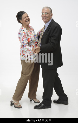 old couple dancing - MR# Stock Photo