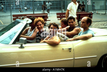 Queens Logic Year 1991 Director Steve Rash John Malkovich Joe Mantegna Kevin Bacon Tony Spiridakis Stock Photo