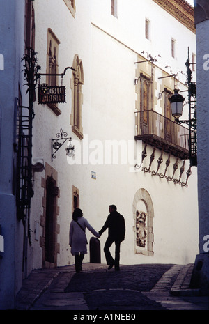 Sitges lovers. Stock Photo