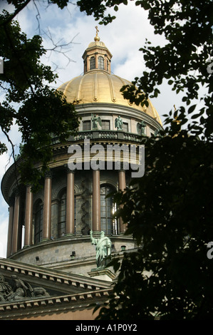 Saint Isaac's Cathedral or Isaakievskiy Sobor  in Saint Petersburg. Stock Photo