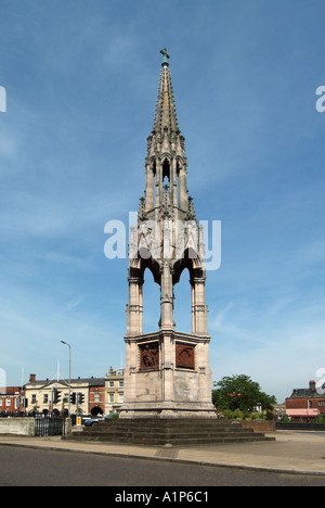 Wisbech memorial to Thomas Clarkson born here and an early leader of the Abolitionist Movement for ending of African Slave Trade Stock Photo