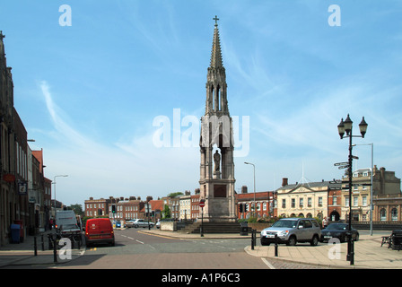 Wisbech memorial to Thomas Clarkson born here and an early leader of the Abolitionist Movement for ending of African Slave Trade Stock Photo