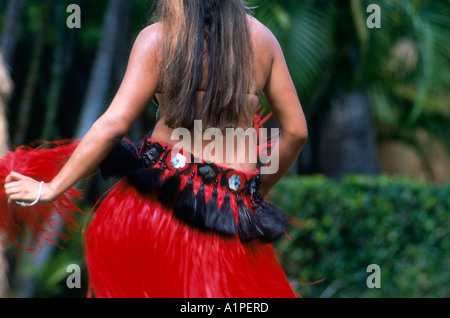 Hawaii, Honolulu, Kodak Hula Show, Dancing Stock Photo