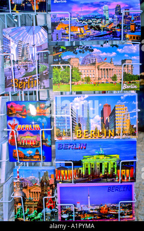 Postcards from Berlin Stock Photo - Alamy