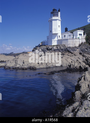 Lighthouse on St Anthonys Head near St Mawes Cornwall England UK Stock Photo