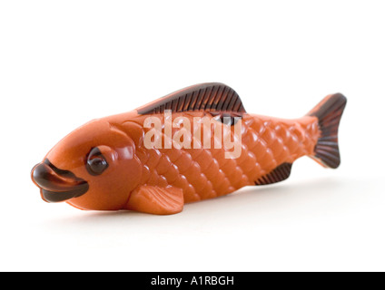 Chocolate fish Stock Photo