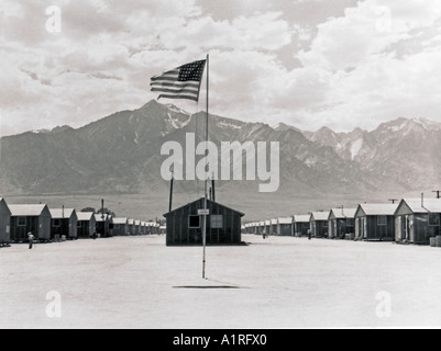 American Japanese internment Camp Stock Photo