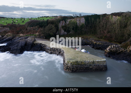 Sunrise at Stackpole Estate, Pembrokeshire Stock Photo - Alamy