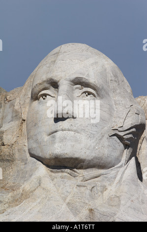 George Washington, Mount Rushmore National Memorial, South Dakota Stock Photo