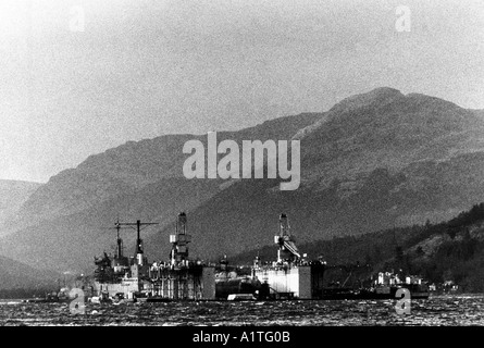 HOLY LOCK NAVAL BASE SCOTLAND 1991 Stock Photo