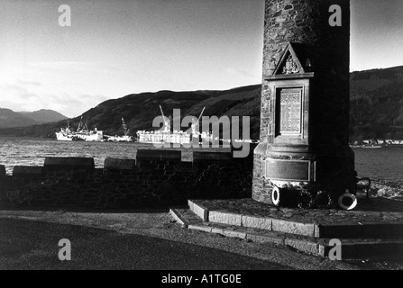 HOLY LOCK NAVAL BASE SCOTLAND 1991 Stock Photo