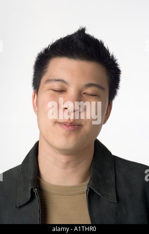 Portrait Asian man Stock Photo