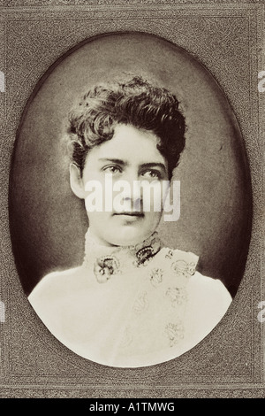 Frances Clara Folsom Cleveland Preston, 1864 - 1947. Wife of  President Stephen Grover Cleveland. Stock Photo