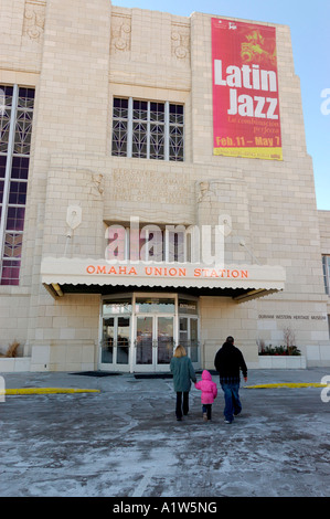 Exterior Durham Western Heritage Museum in former Omaha Union Station building Omaha Nebraska USA Stock Photo