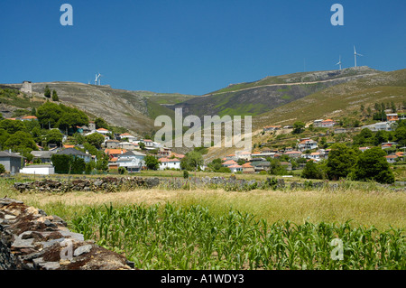 Village in Alvao Natural Park, Portugal, Europe Stock Photo