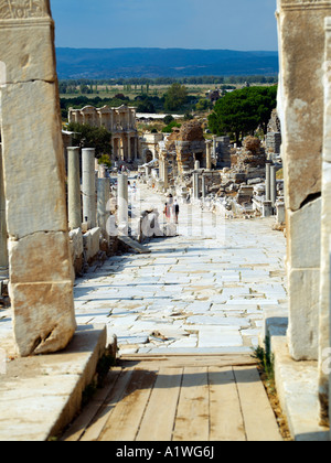 HERCULES GATE CURETES STREET EPHESUS RUINS TURKEY Stock Photo - Alamy