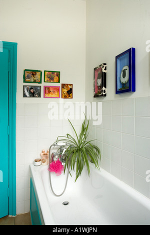Designers own apartment, bathroom. Architect: Soho Sisters Stock Photo