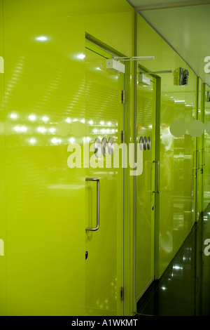 Second Floor Restaurant, Bar and Brasserie, Harvey Nichols, Manchester, 2003.  Restrooms. Stock Photo