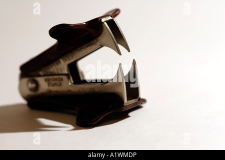 Staple remover open close up Stock Photo