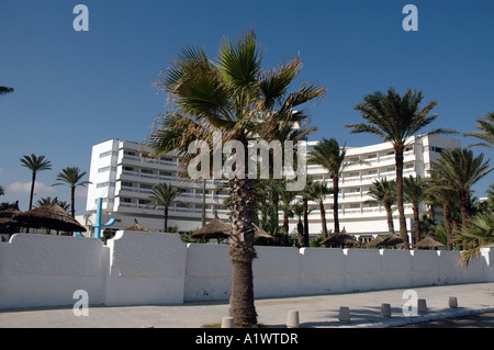 Hotel El Hana Residence in Sousse city in Tunisia Stock Photo