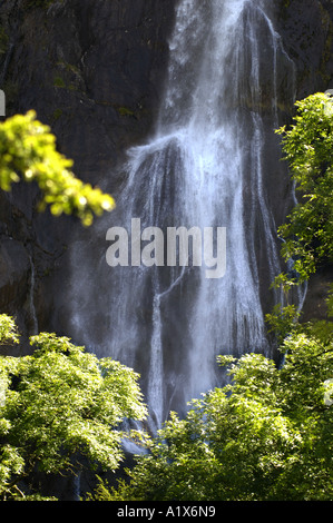 Aber Falls, Abergwyngregn, North Wales Stock Photo