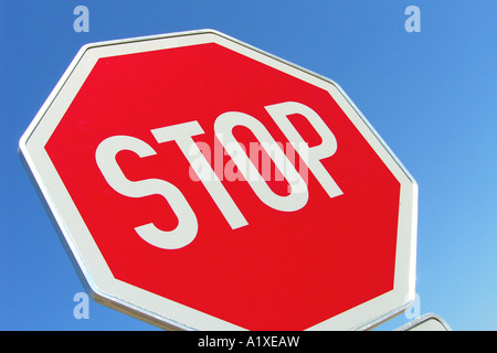 stop sign Stock Photo