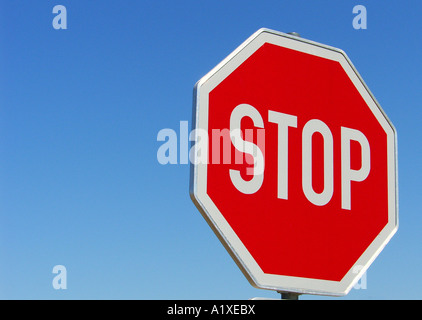 stop sign Stock Photo