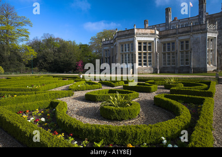 Highcliffe Castle and gardens, Dorset, England Stock Photo