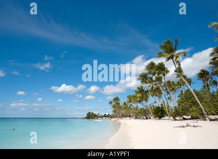 Beach at Bayahibe, South Coast, Dominican Republic, Caribbean Stock Photo