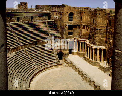 Syria Bosra Roman amphitheatre Stock Photo