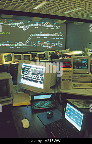 control room Bay Area Rapid Transit Oakland California Stock Photo