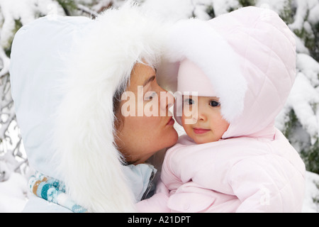 Mother and Daughter Stock Photo