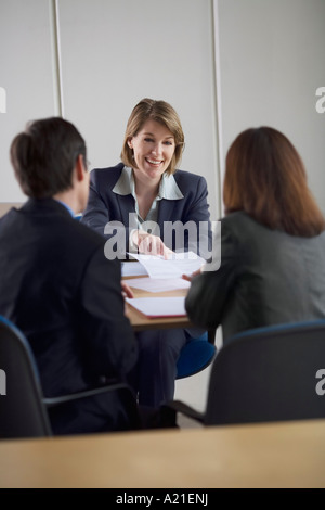 Businesspeople Having Meeting Stock Photo