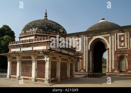 Alai Darwaza Gateway in the Mehrauli Archaeological Park in Delhi India Stock Photo