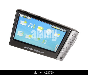 Archos multimedia device Internet video player music recorder photo viewer email Stock Photo