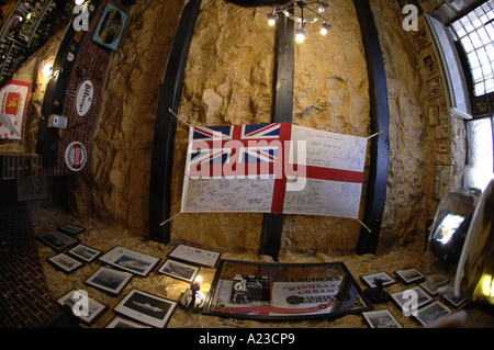 interior the pub last pub oliver reed english actor malta inside drinking alcohol bar booze beer tourists travel tourism real va Stock Photo