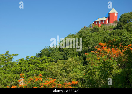 Gun Hill Signal Station. Former Military Outpost.  St George, Barbados Stock Photo