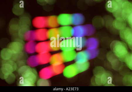 Light abstract showing colours of the spectrum Stock Photo