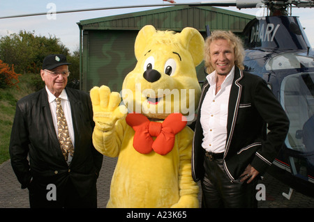 Thomas Gottschalk und Dr Hans Riegel Gruender Besitzer der Firma Haribo Stock Photo