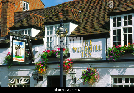 The Windmill Inn Stratford Upon Avon Warwickshire England Stock Photo