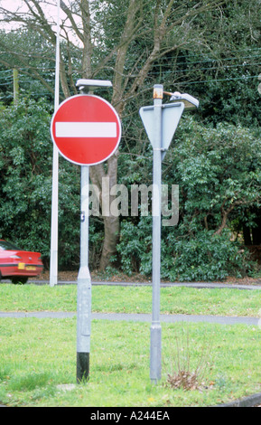 No Entry Road sign Stock Photo
