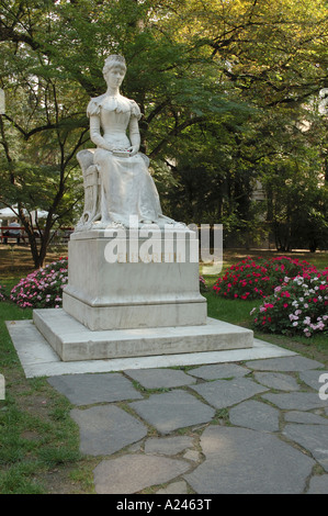 Statue of Elizabeth Hapsburg Empress of Austria Sissi Stock Photo