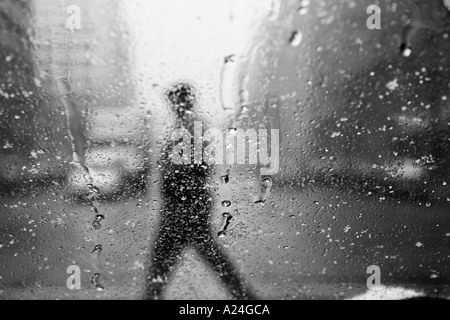 Rainy street Stock Photo