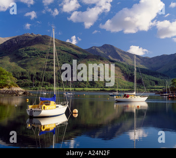 Bishops Bay on Loch Leven near North Ballachulish, Lochaber, Highland, Scotland, UK Stock Photo