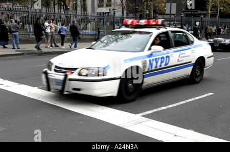 NYPD Police Car, Manhattan,New York City, United States Of America ...